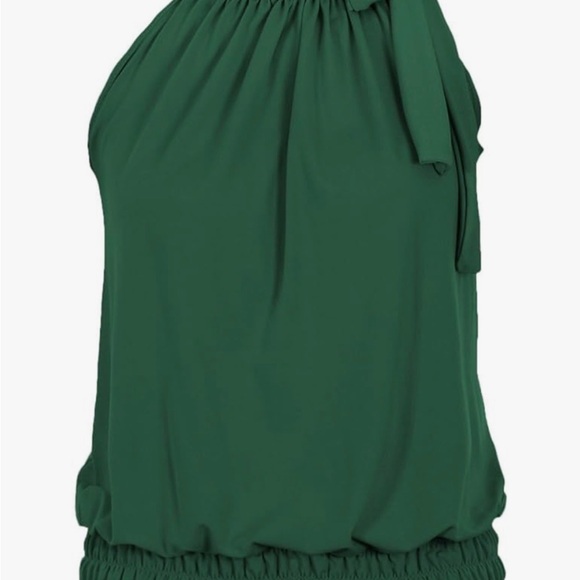 Women’s Halter Halter Tank Top with Ruching Neckline - Size: 12 - Picture 16 of 16